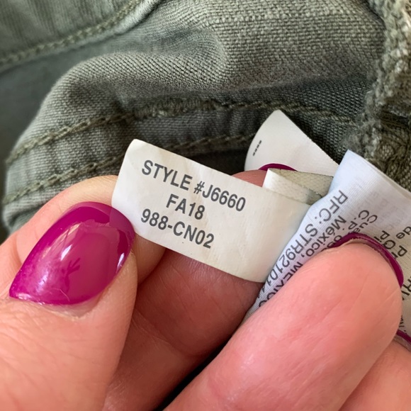 Madewell 9” High Rise Skinny Pants Olive - Picture 15 of 15